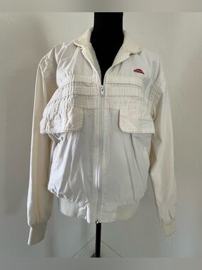 Vintage Peterbilt Jacket Tonkin Inc White Cotton Duck Cloth Men’s Medium 70 80’s